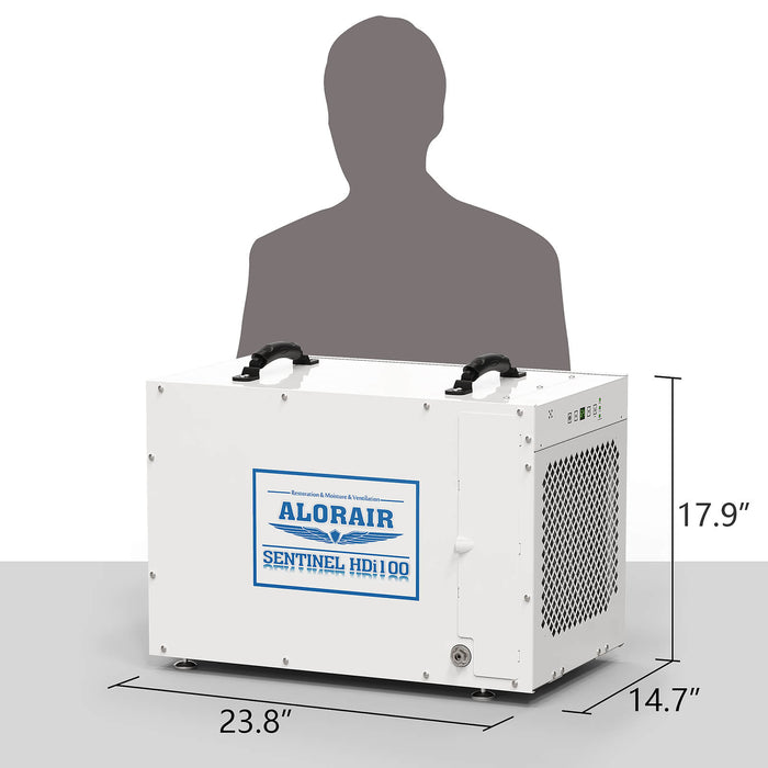 AlorAir Sentinel HDi100 LGR Commercial-Grade Dehumidifier