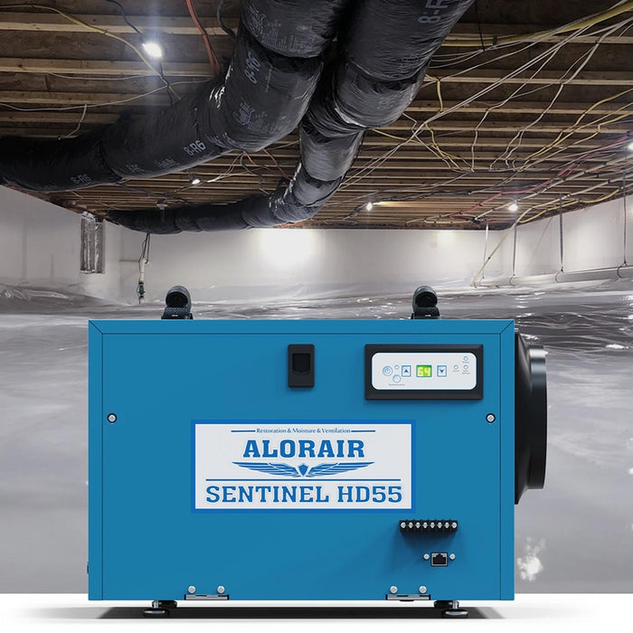 AlorAir Sentinel HD55 Basement Dehumidifier (Blue)